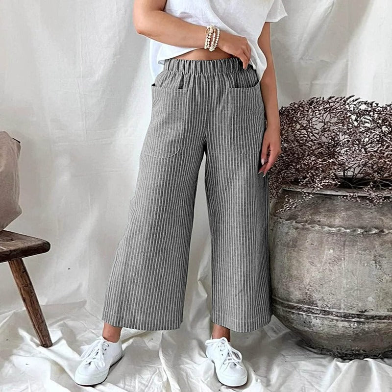 Linnen broek voor dames — afbeelding 10