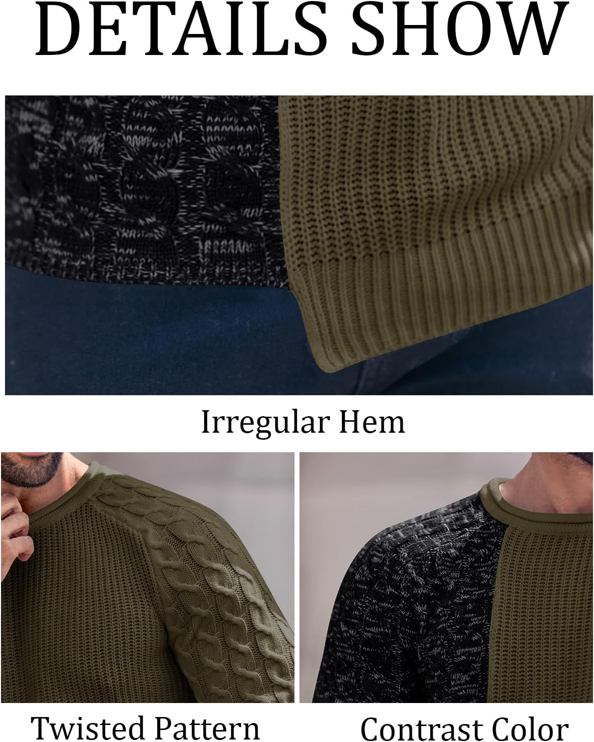 Stoere heren sweater – Noor