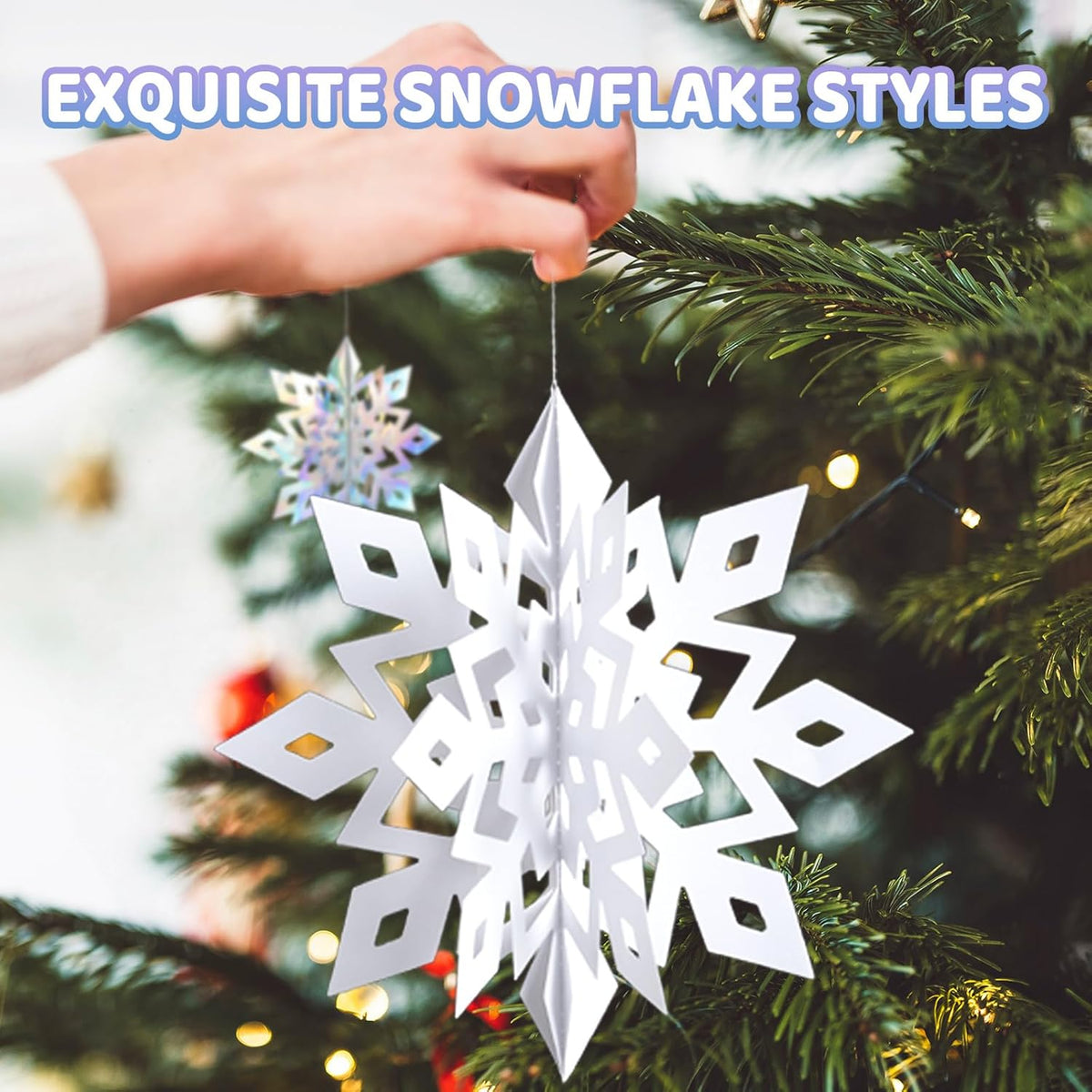 Sneeuwvlok kerstdecoratie