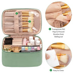 Reisvriendelijke make-up organizer, uitgerust met verdelers — afbeelding 13