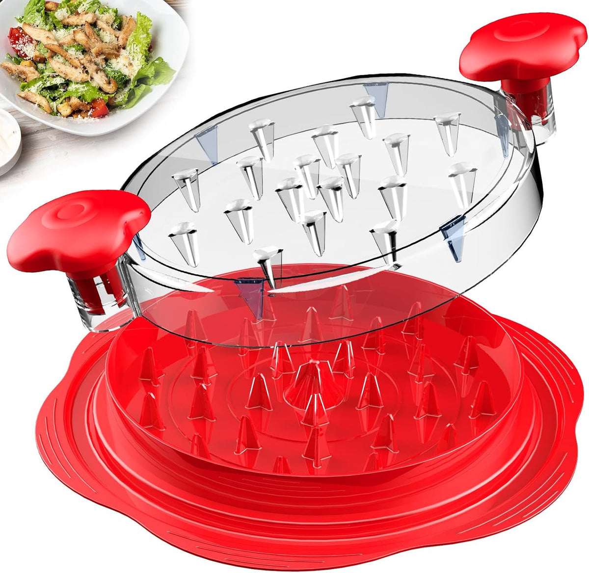 Ergonomische vleesversnipperaar