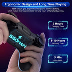 Draadloze switch-controller met hall effect joysticks en turbo-functie