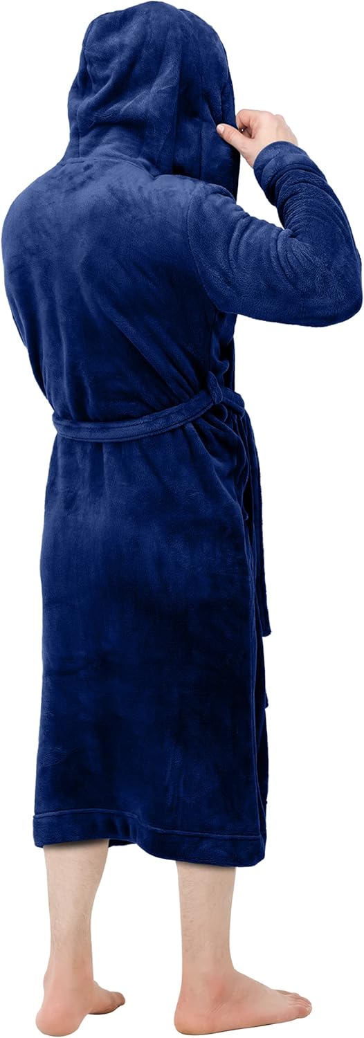 Heren fleece badjas