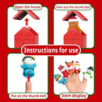 Kerst vingerpoppen set — afbeelding 8