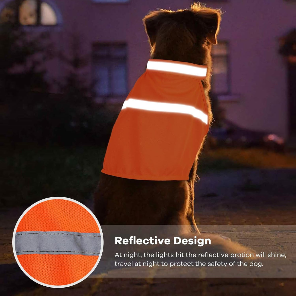 Reflecterend veiligheidsvest voor honden