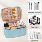 Reisvriendelijke make-up organizer, uitgerust met verdelers — afbeelding 1