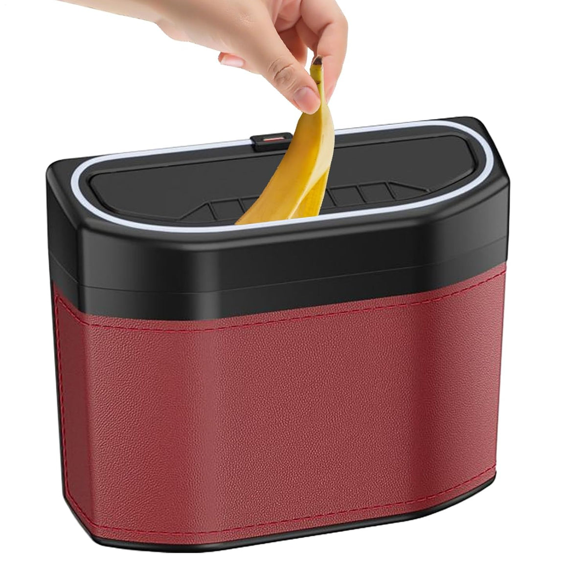 Geuroverproof auto vuilnisbak met touch light