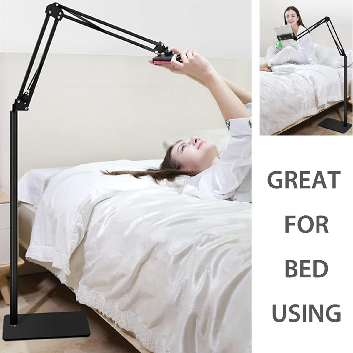 Verstelbare 360° telefoon- en tablet bodystandaard