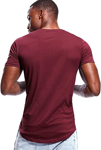 Lässig en figuuraccentuerend heren V-hals T-shirt