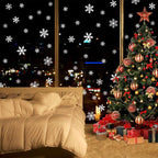 Sneeuwvlok kerst raamstickers