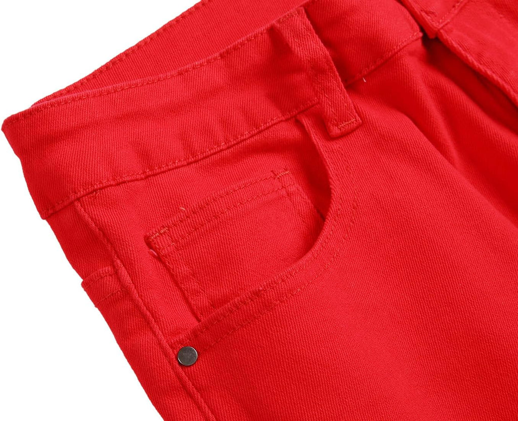 Heren slim-fit ripped jeans