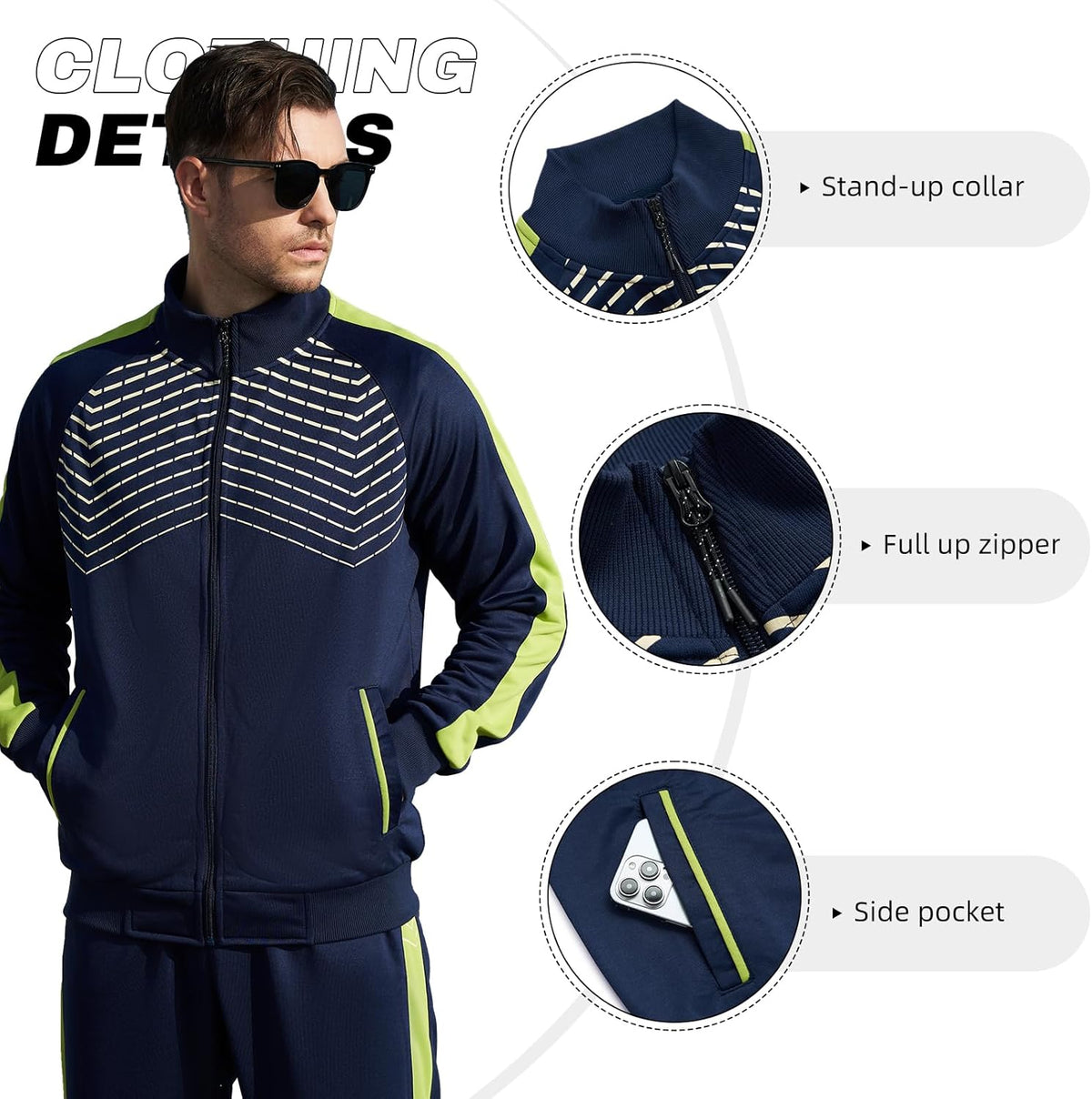 Casual heren trainingspak – Elin