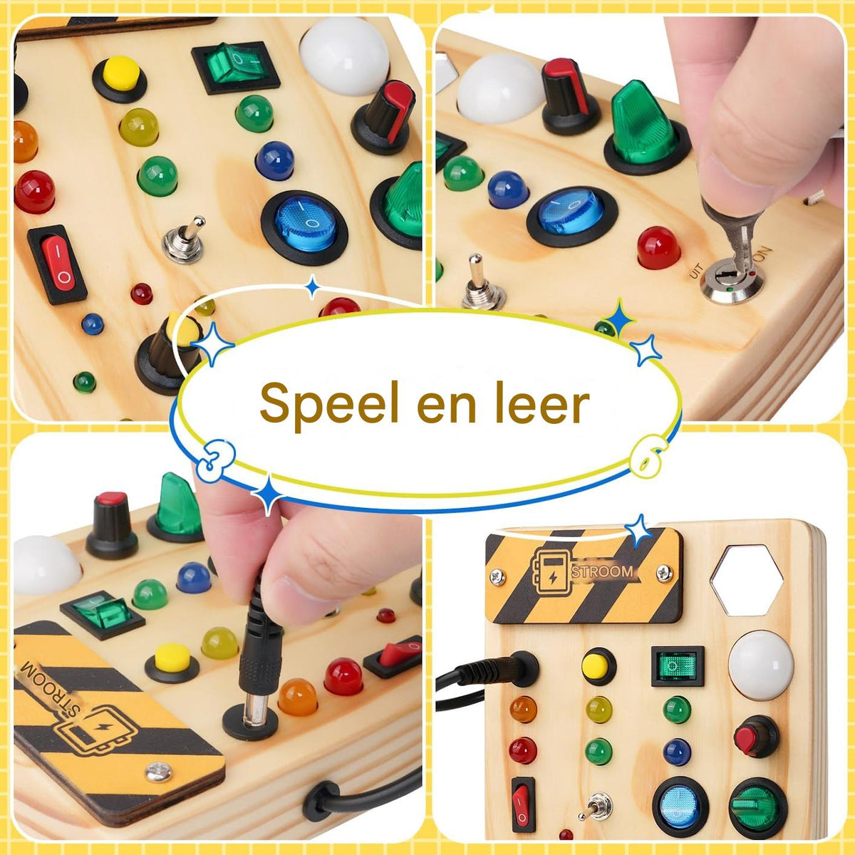 Interactief montessori bord voor peuters
