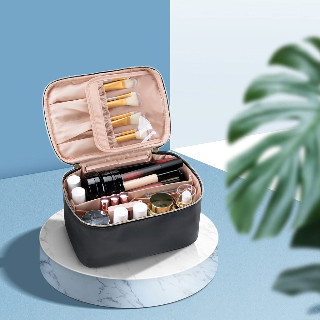 Reisvriendelijke make-up organizer, uitgerust met verdelers — afbeelding 17