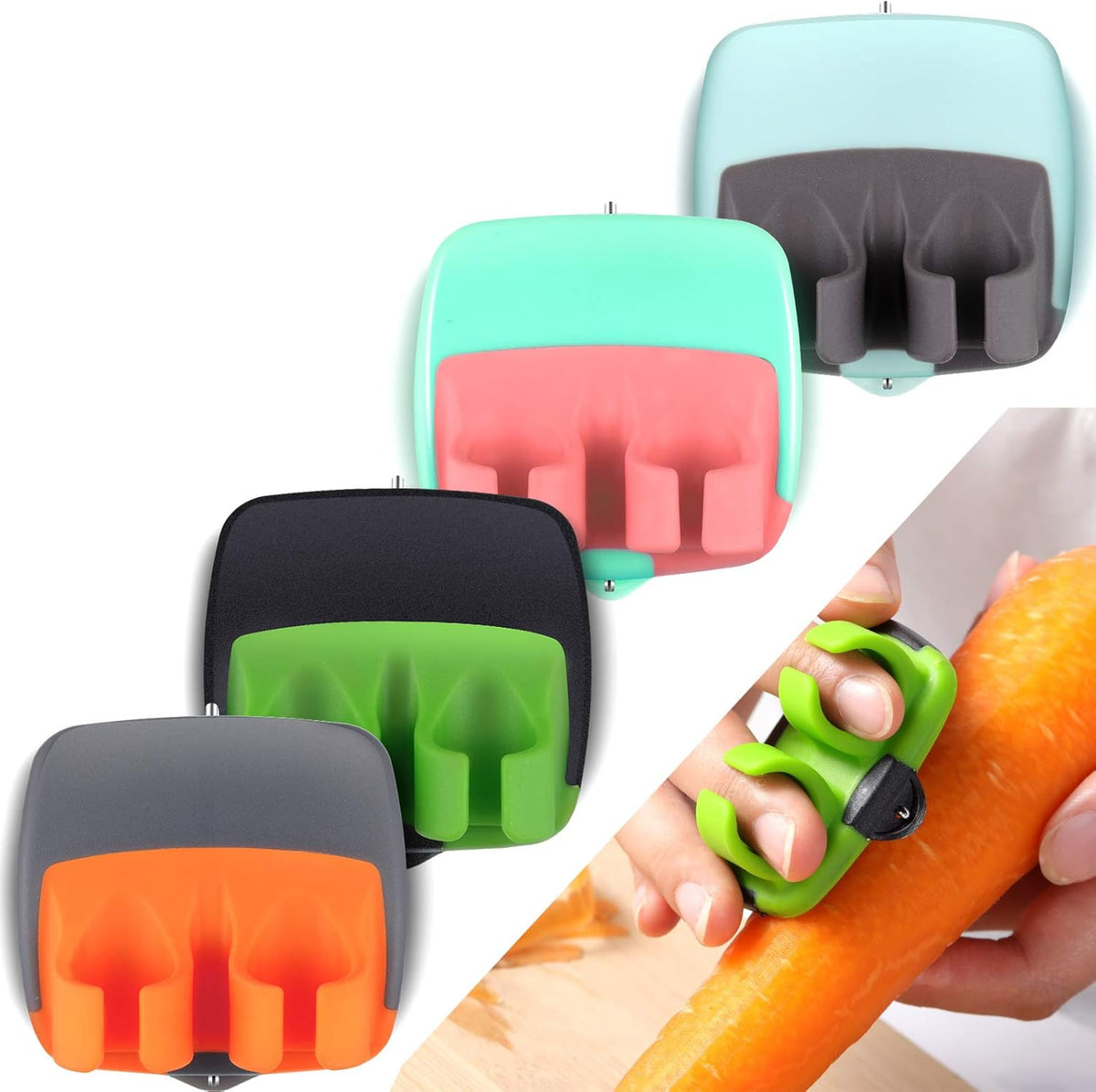 Vingergroenteschillerset, 4-delig