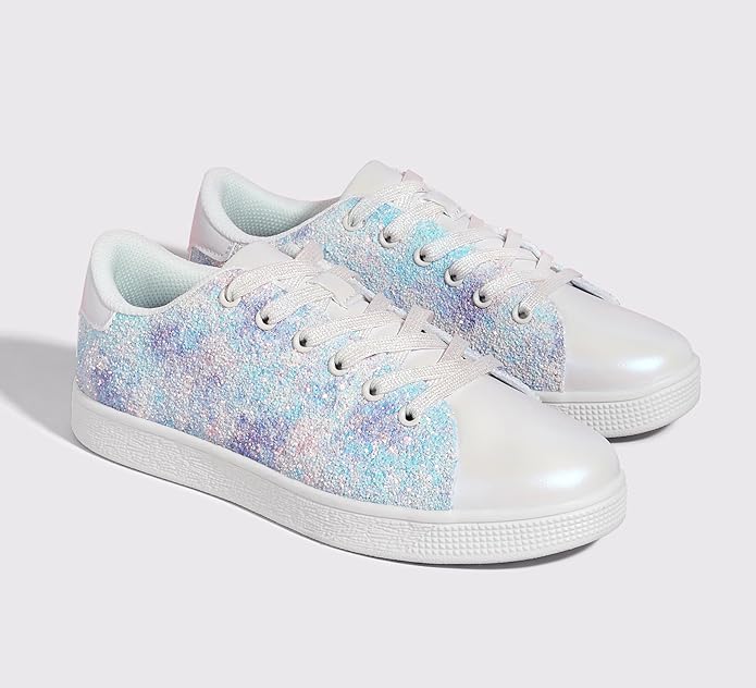 Sprankelende lace-up mode dames sneakers