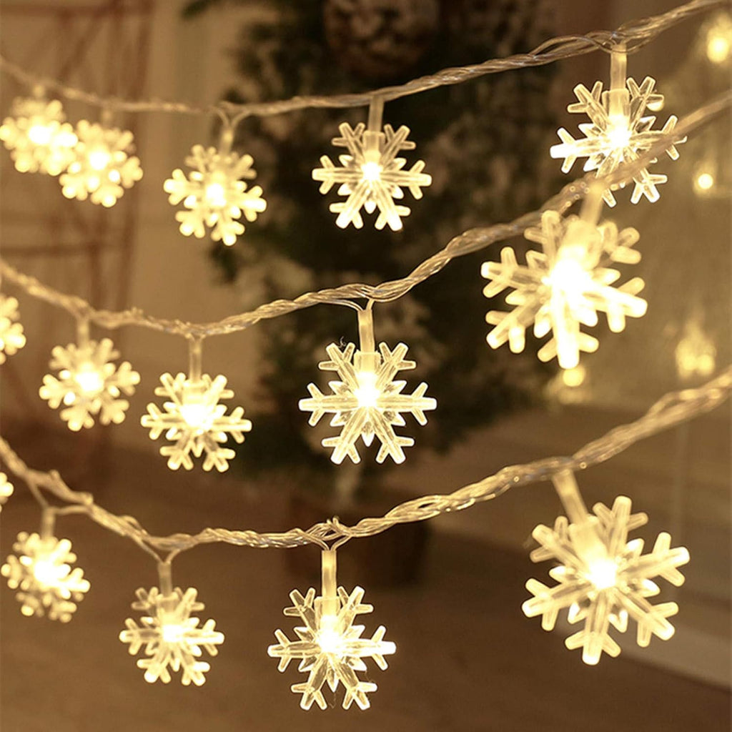 Sneeuwvlok LED lichtslinger (6 m)