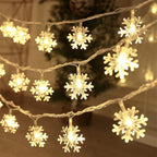 Sneeuwvlok LED lichtslinger (6 m)