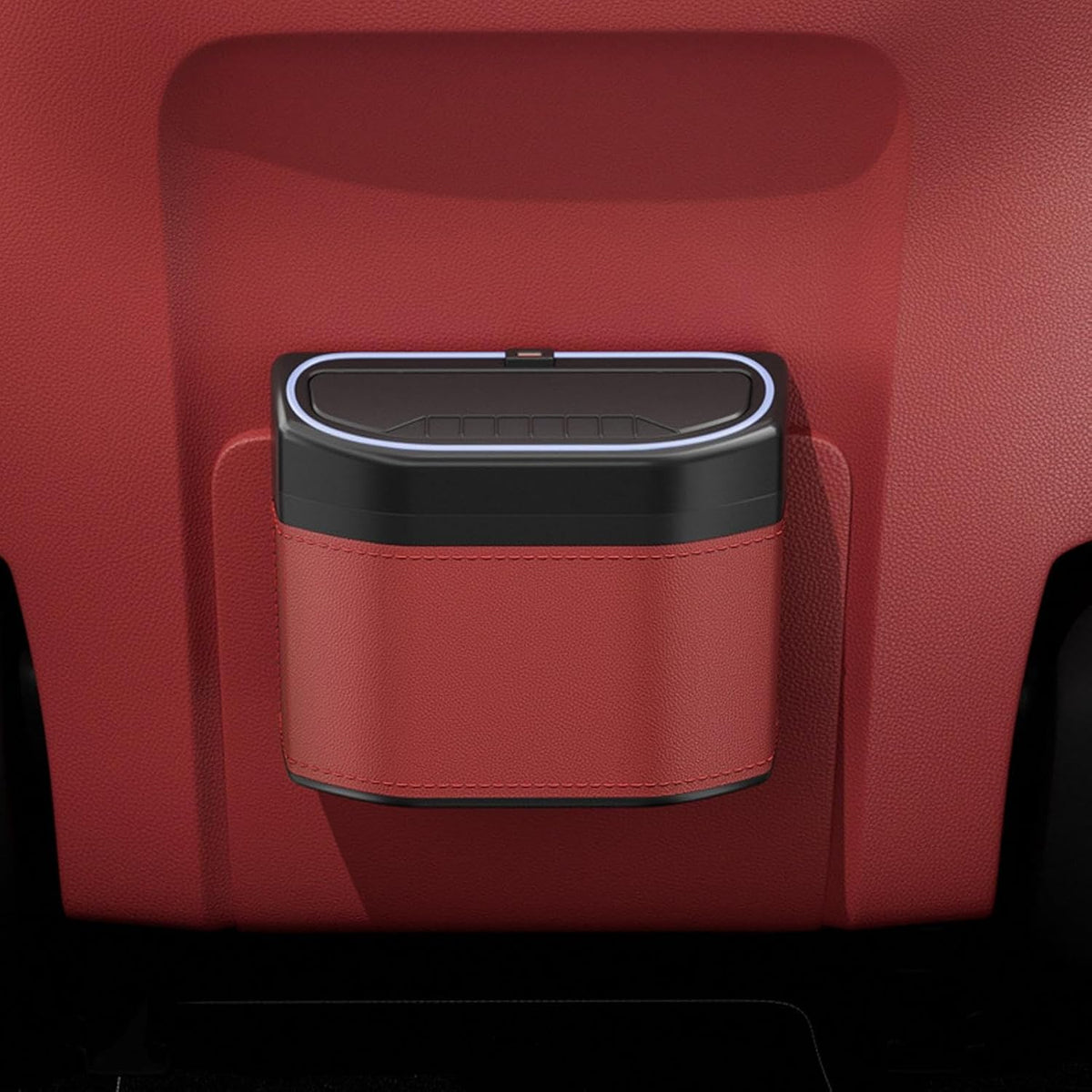 Geuroverproof auto vuilnisbak met touch light