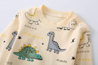 Kinderset: dinosaurus print jongens kledingset