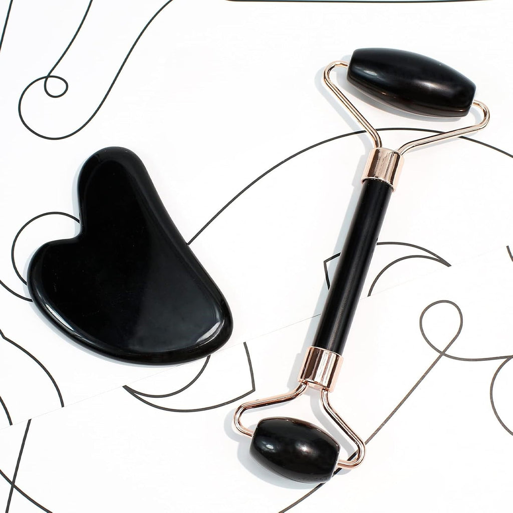 Gua-sha- en jaderollerset Instant Glow