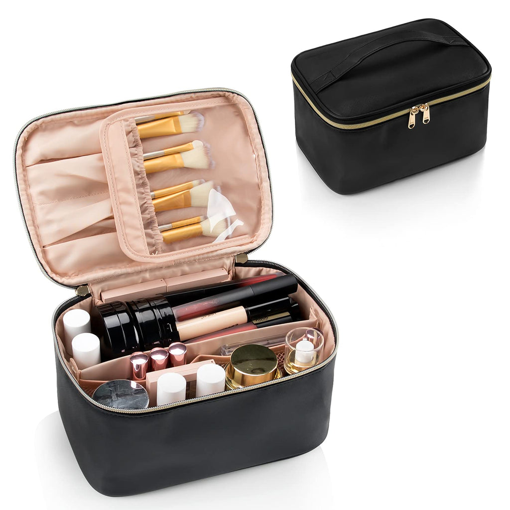 Reisvriendelijke make-up organizer, uitgerust met verdelers