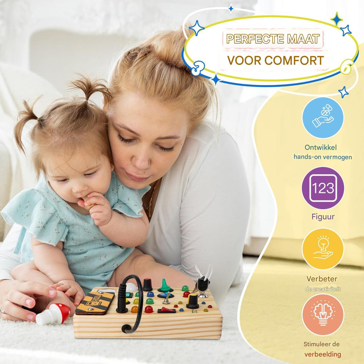 Interactief montessori bord voor peuters