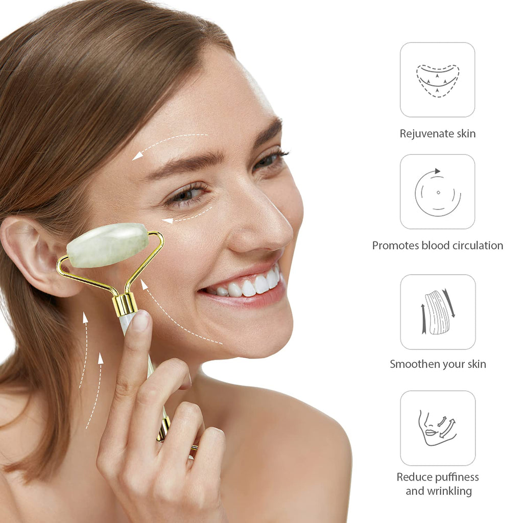 Gua-sha- en jaderollerset Instant Glow