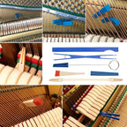 Professionele 16-delige piano stemset met opbergtas