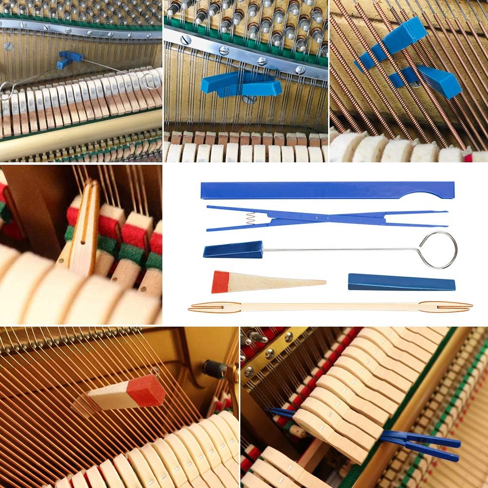Professionele 16-delige piano stemset met opbergtas