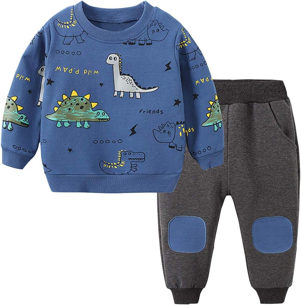 Kinderset: dinosaurus print jongens kledingset