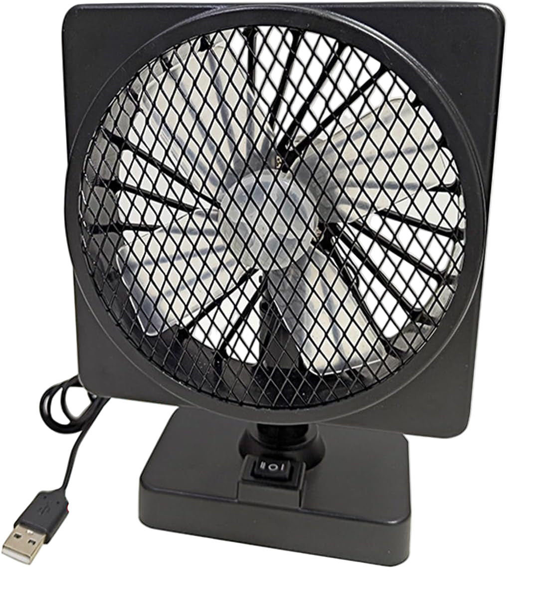 12V USB luchtcirculator auto koelventilator met 360° rotatie