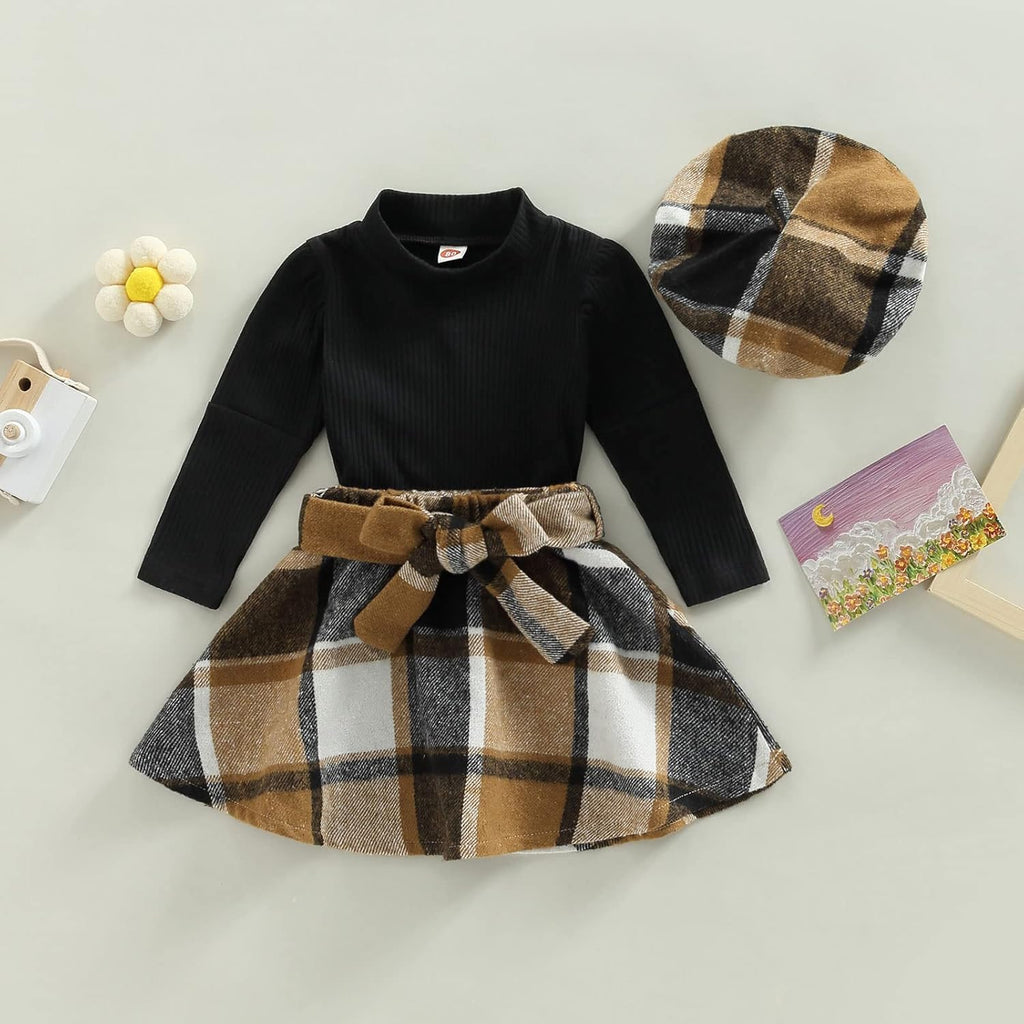 Baby winterset – gebreide coltrui en rokjesset