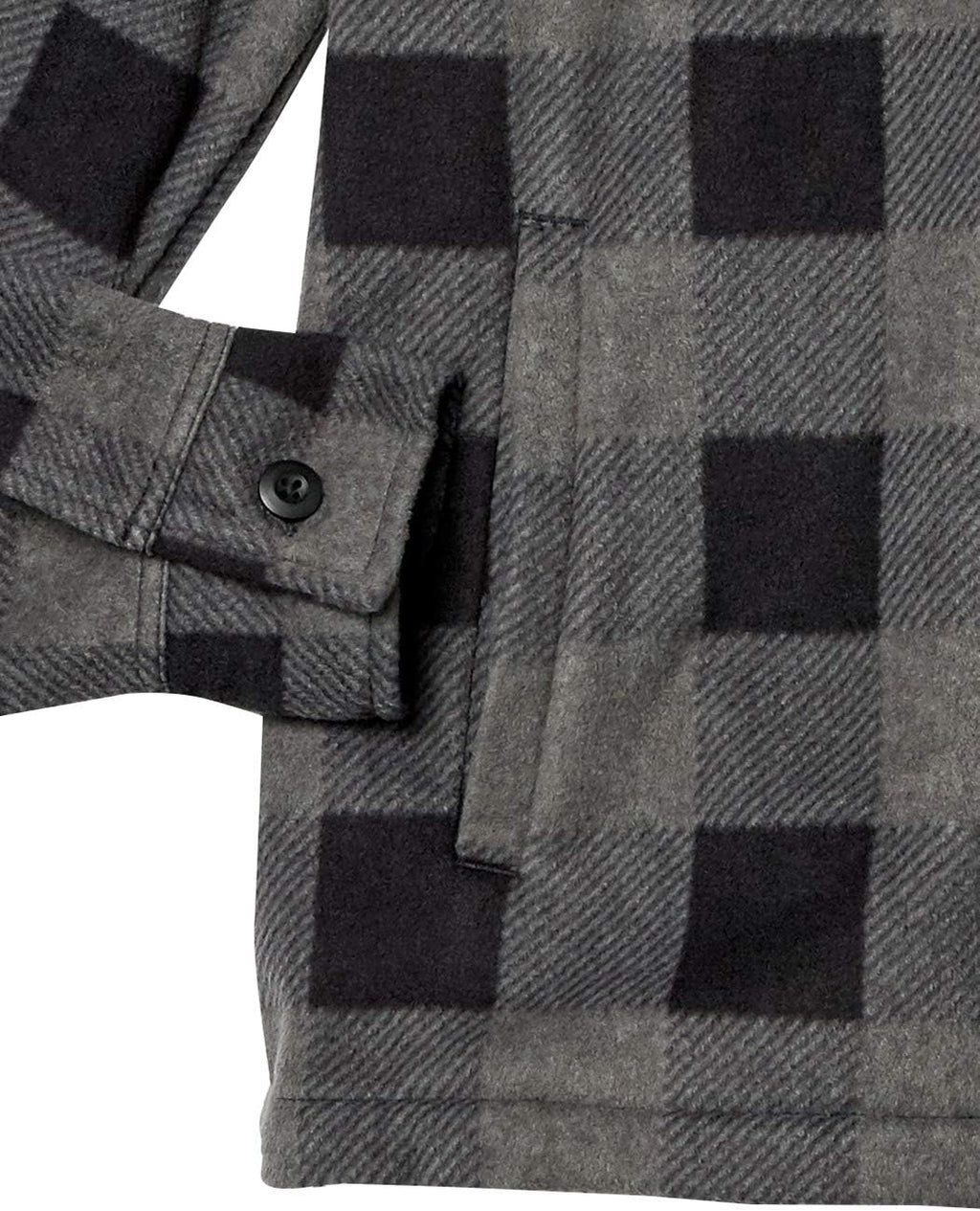 Heren fleece overhemd