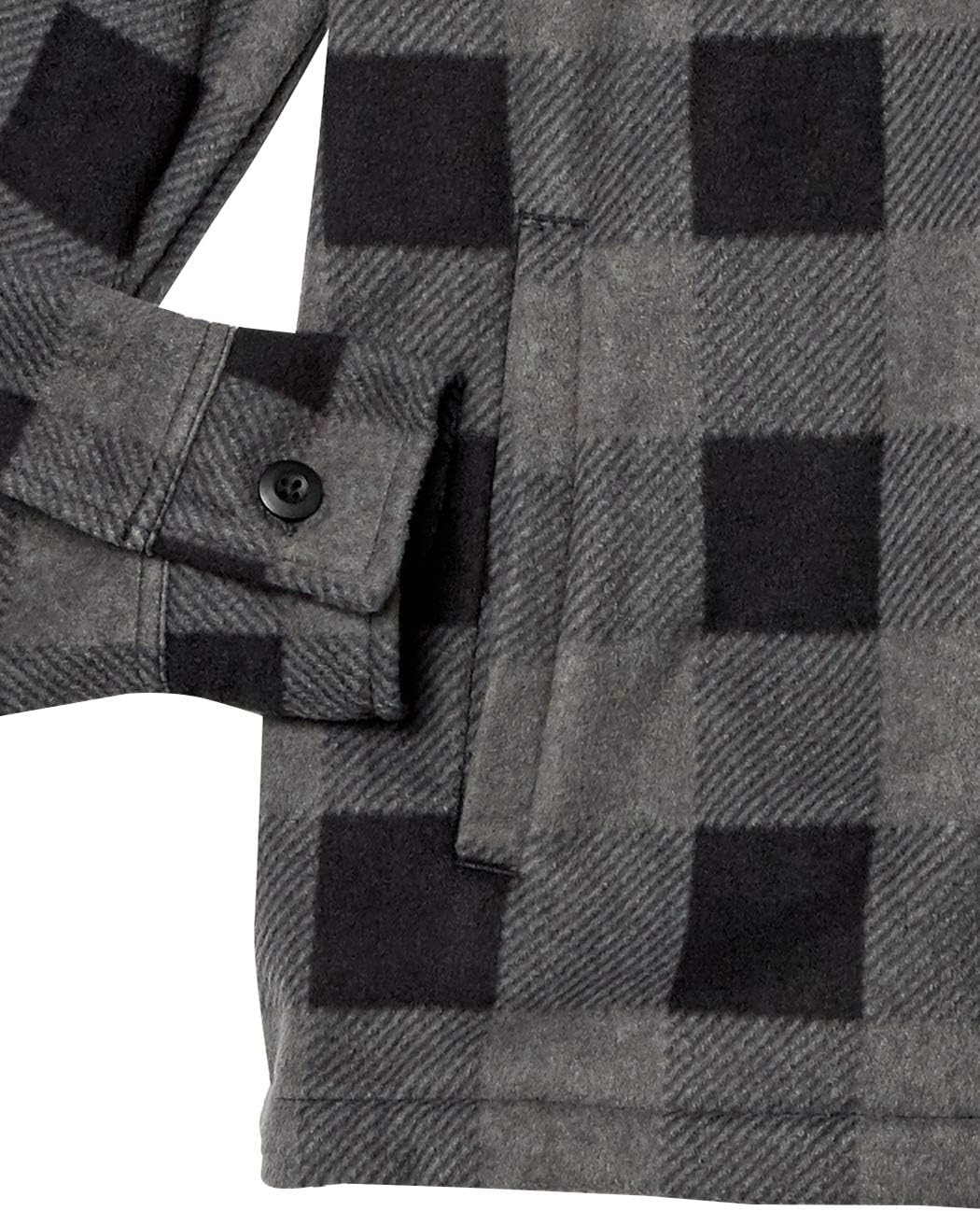 Heren fleece overhemd
