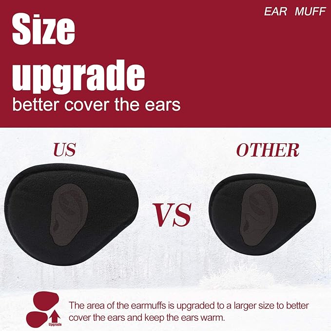 Unisex warme fleece oorwarmers