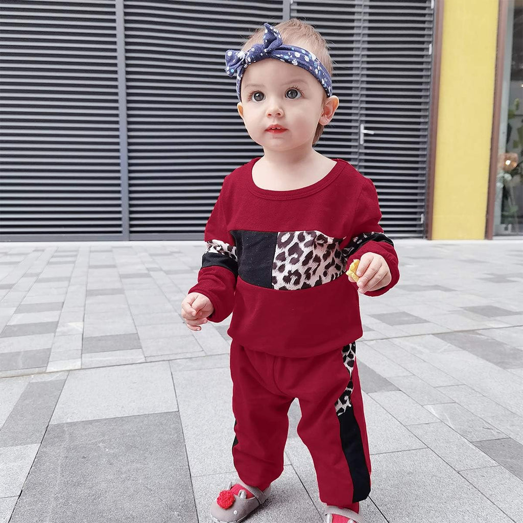 Warme baby sweater set voor meisjes