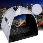 Laptop zonnescherm – vouwbare antireflectie privé tent voor 13–16" apparaten