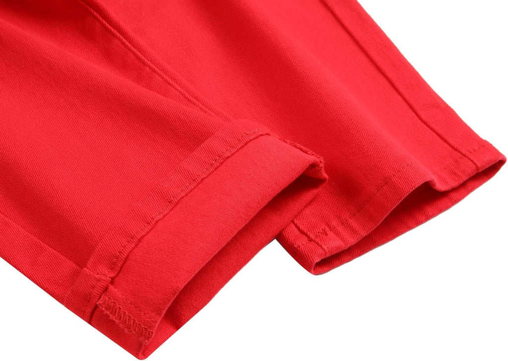 Heren slim-fit ripped jeans