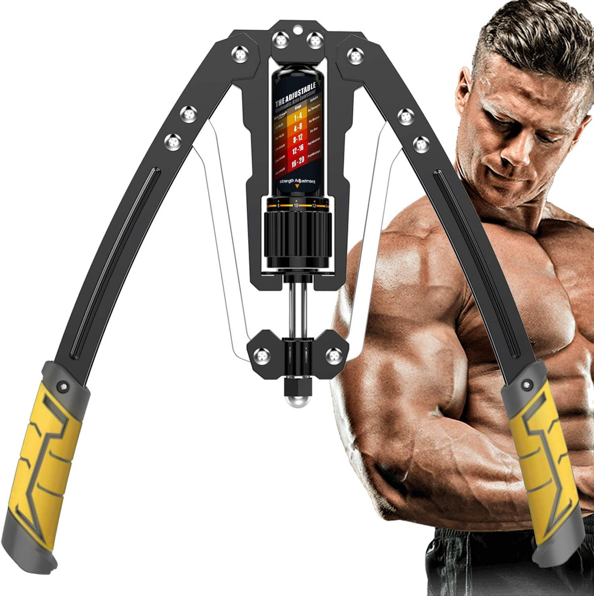 Hydraulische armtrainer Twister, verstelbaar van 10 tot 200 kg — afbeelding 1
