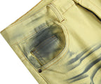 Heren slim-fit ripped jeans