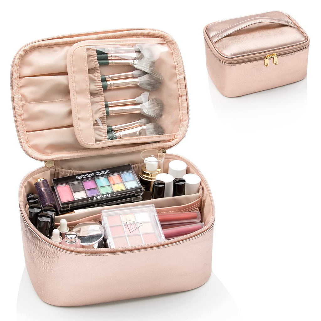 Reisvriendelijke make-up organizer, uitgerust met verdelers — afbeelding 8
