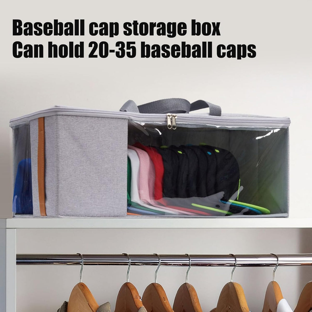Baseballpet opslagcontainer