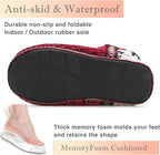 Warme bootie sloffen met memory foam