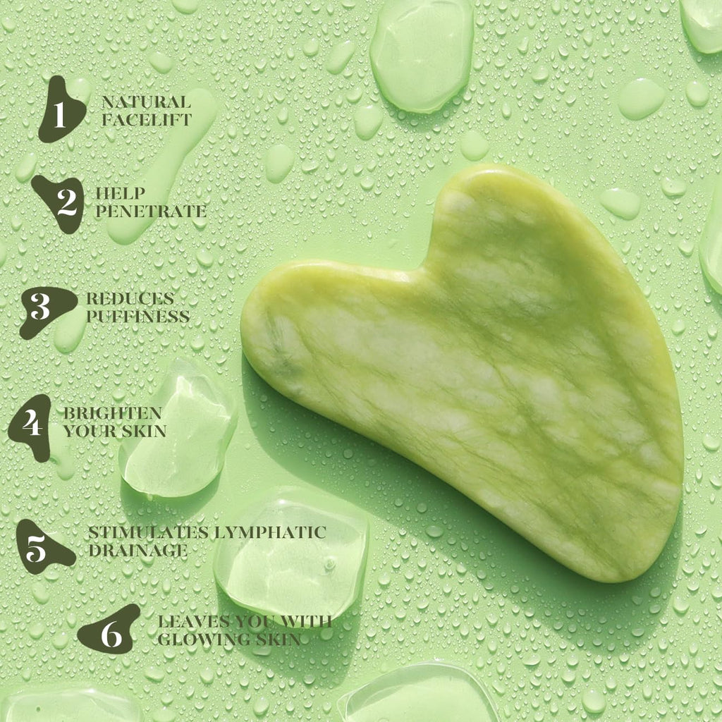 Gua-sha- en jaderollerset Instant Glow