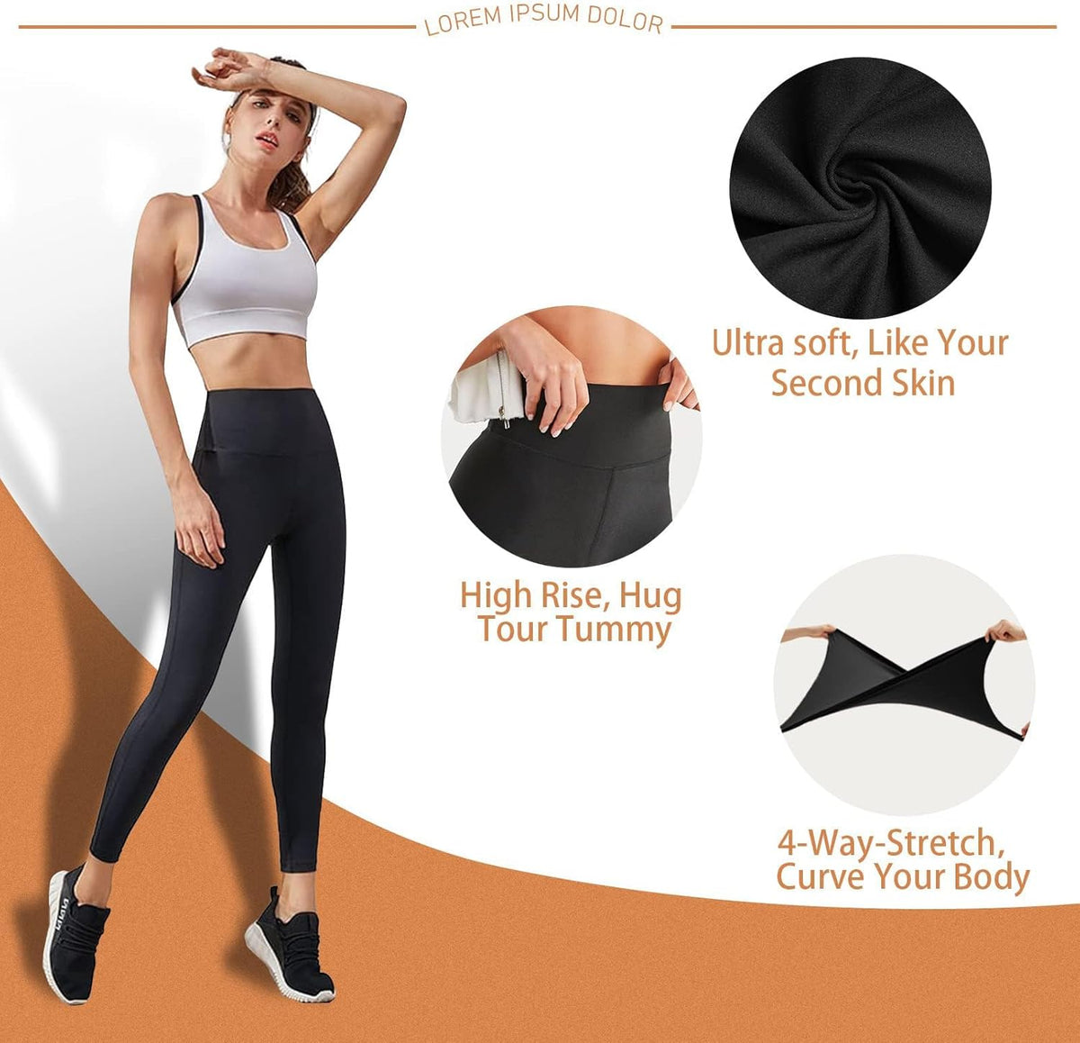 LuxeFit high-waisted leggings