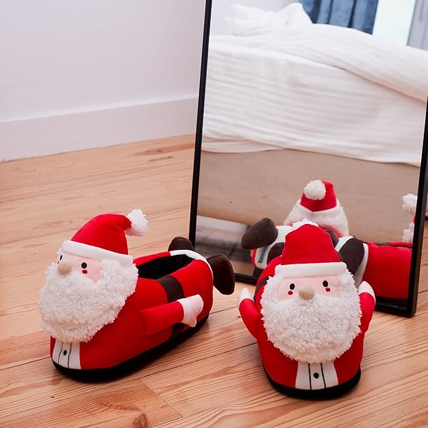 Warme kerstman sloffen