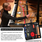 Professionele 16-delige piano stemset met opbergtas