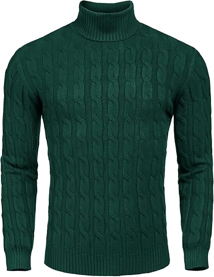 Casual gebreide heren coltrui