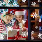 Sneeuwvlok kerst raamstickers